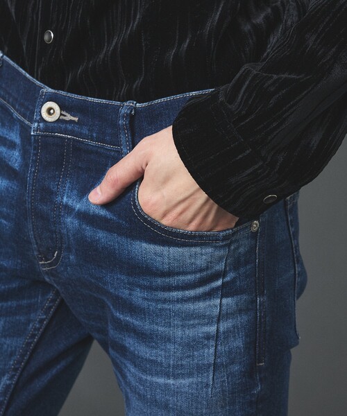 5351プールオム 5351 POUR LES HOMMES ダメージ デニム パンツ 