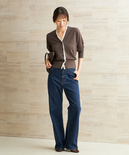 plage（プラージュ） カーディガン Chiffon Collar カーディガン