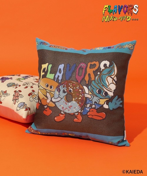 niko and... コラボ　FLAVORSクッションまとめ売り niko and…（ニコアンド） クッション クッションカバー 「FLAVORS