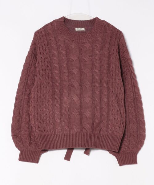 STYLEBLOCK（スタイルブロック） ニット セーター ケーブル編みバック