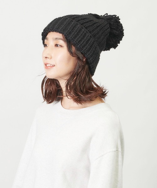 ニット帽 ニットキャップ milsa BigPon Knit Watch レディース メンズ | milsa | 12