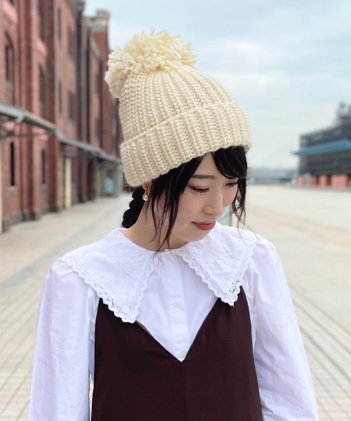 ニット帽 ニットキャップ milsa BigPon Knit Watch レディース メンズ | milsa | 04