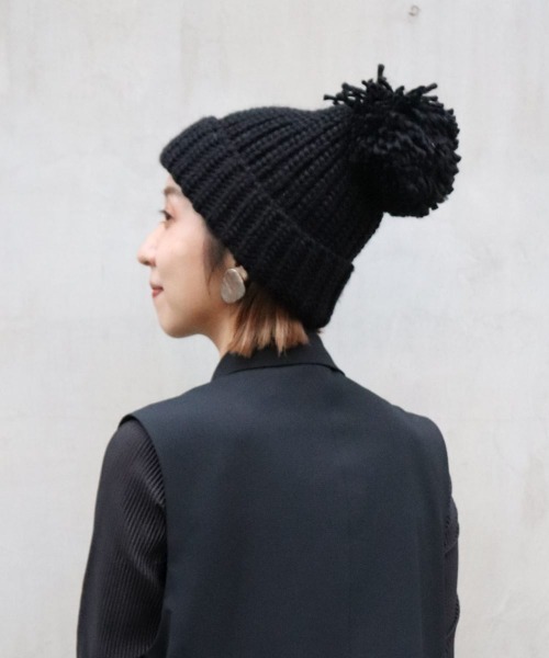 ニット帽 ニットキャップ milsa BigPon Knit Watch レディース メンズ | milsa | 16