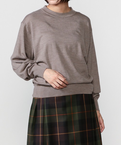 お得定番人気 ニット PayPayモール店 - 通販 - PayPayモール ワイドネックプルオーバーニット PLU WOMEN ZOZOTOWN 人気日本製