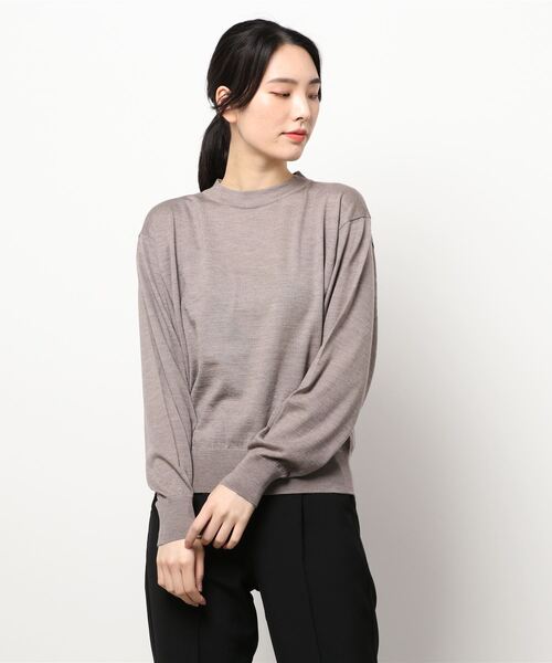 お得定番人気 ニット PayPayモール店 - 通販 - PayPayモール ワイドネックプルオーバーニット PLU WOMEN ZOZOTOWN 人気日本製