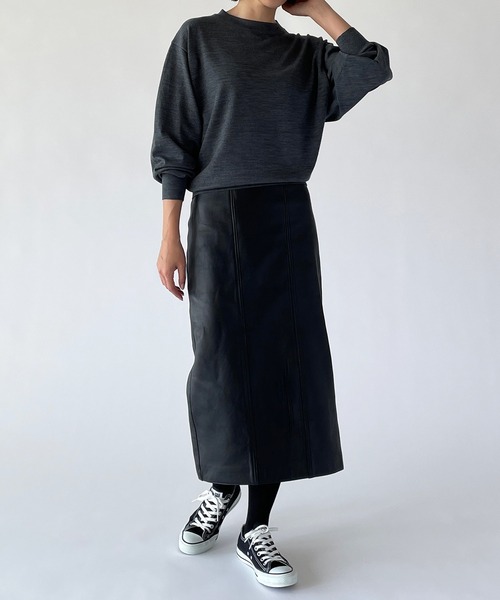 お得定番人気 ニット PayPayモール店 - 通販 - PayPayモール ワイドネックプルオーバーニット PLU WOMEN ZOZOTOWN 人気日本製