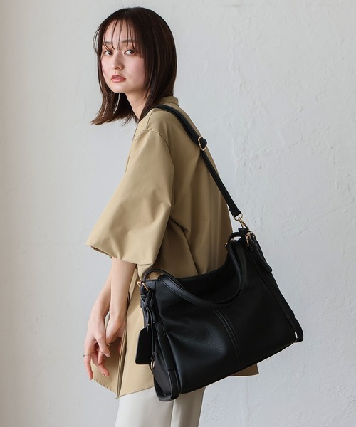 VitaFelice トートバッグ ベルトハンドル2wayトートバッグ