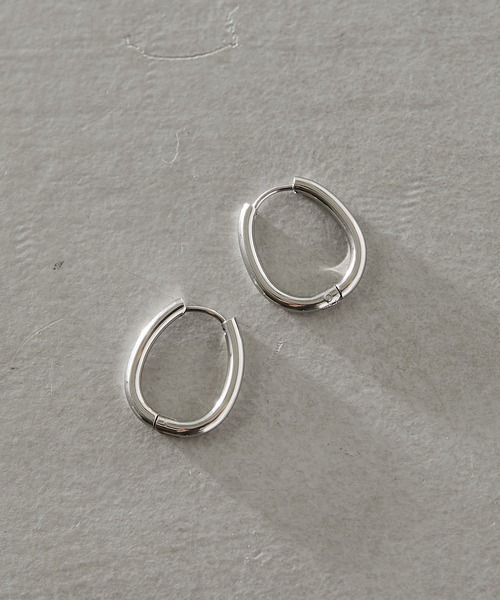 ear PAPILLONNER ピアス ステンレスフープピアス レディース