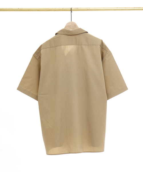DICKIES 売れ筋商品|||ディッキーズ シャツ トップス レディース Denim shirts Beige Dickies シャツ 「Dickies」WORK SHIRT/ワークシャツ メンズ