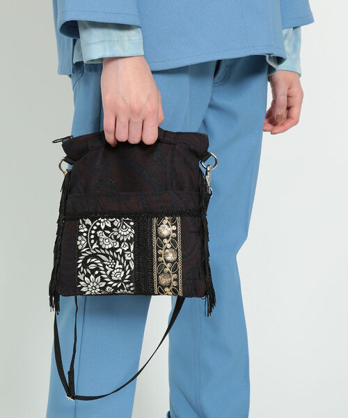 ショルダーバッグ バッグ Bohem × maturely / Fringe Sacoche 最新売れ筋 bohem バック ハンドバッグ