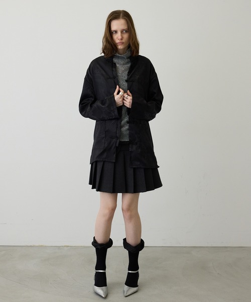 SEN TOKYO ブラウス シャツ 一枚で主役な上級見え。サテンタッチ