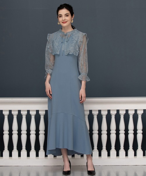 DRESS+(ドレスプラス) アンサンブル ワンピース ボレロ セット DRESS+(ドレスプラス) アンサンブル ワンピース ボレロ セット