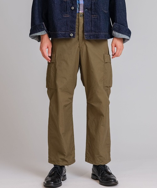限定品 JOHNBULL カーゴパンツ Sewing Chop O'alls Johnbull カーゴパンツ 「Sewing Chop O'alls」FIELD SHELL
