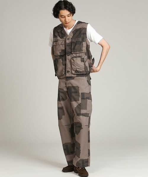 MALF カーゴパンツ Johnbull カーゴパンツ 「Sewing Chop O'alls」COMBAT TROPICAL