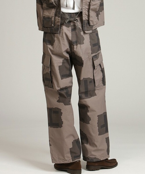 Johnbull カーゴパンツ 「Sewing Chop O'alls」COMBAT TROPICAL