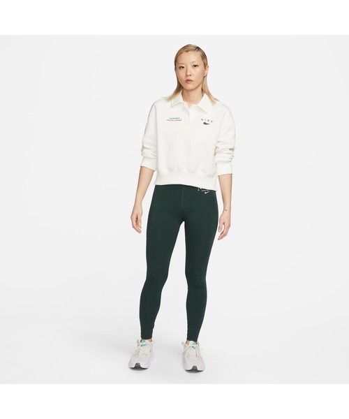 ポロシャツ ポロ NIKE W NSW FLC CROP 3Q POLO NCPS ナイキ ウィメンズ NSW FLC L/S クロップ トップ 3Q NIKE ポロシャツ ポロ W NSW FLC CROP 3Q POLO NCPS ナイキ