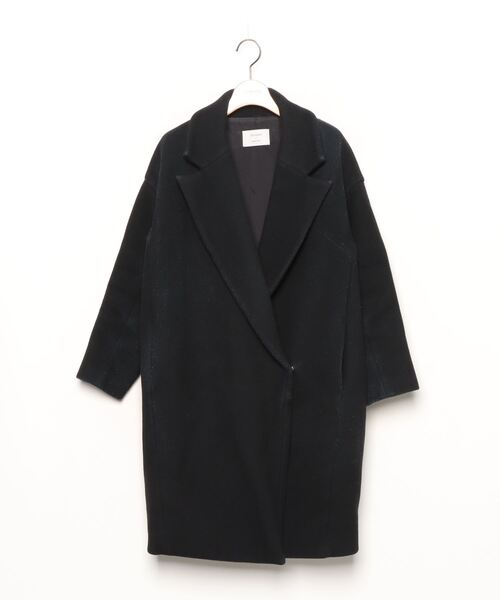 STUDIOUS」 チェスターコート 1 ブラック レディース : 72256000  