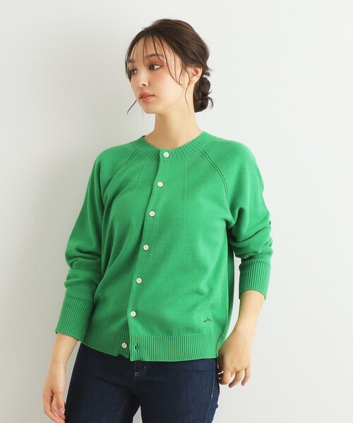 LAURA ASHLEY / ローラ アシュレイ 【カラー追加/コットンカシミヤ/日本製/ワンマイルウエア】カーディガン カラー追加/コットンカシミヤ/日本製/ワンマイルウエア