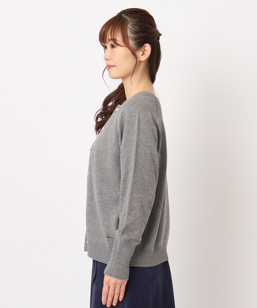 LAURA ASHLEY / ローラ アシュレイ 【カラー追加/コットンカシミヤ/日本製/ワンマイルウエア】カーディガン カラー追加/コットンカシミヤ/日本製/ワンマイルウエア