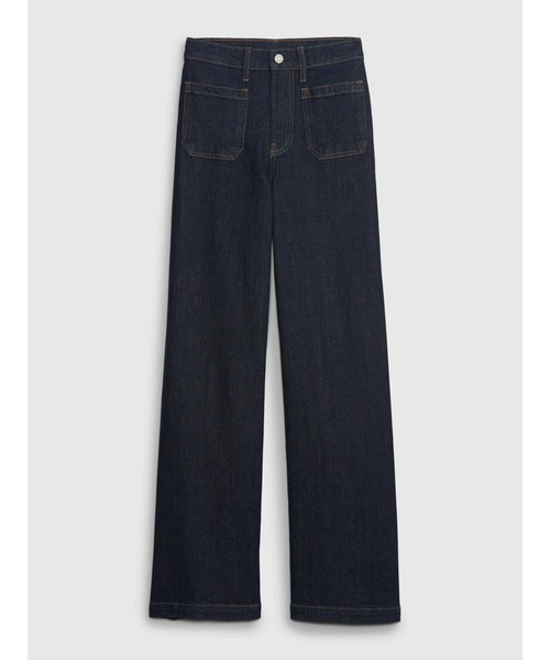 GAP ジーンズ デニム デニムパンツ ウォッシュウェル ハイライズ