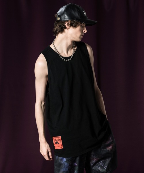 glamb タンクトップ Orange Tag Tank Top / オレンジタグタンク