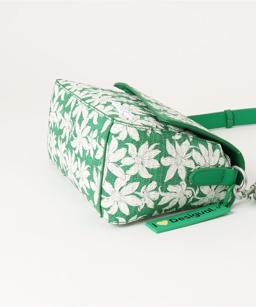 Desigual（デシグアル） ハンドバッグ テクスチャー＆花柄 ミニバッグ