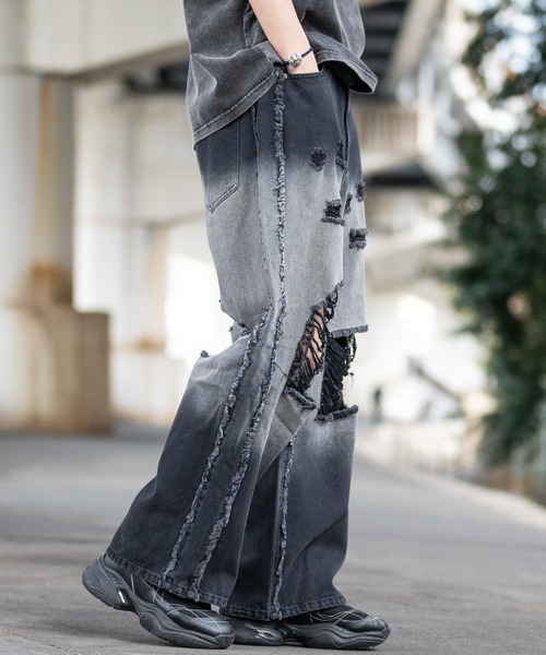 パンツ WE11DONE baggy trouser SUPERBUGGYDENIMSLACKS – WEGO ONLINE STORE