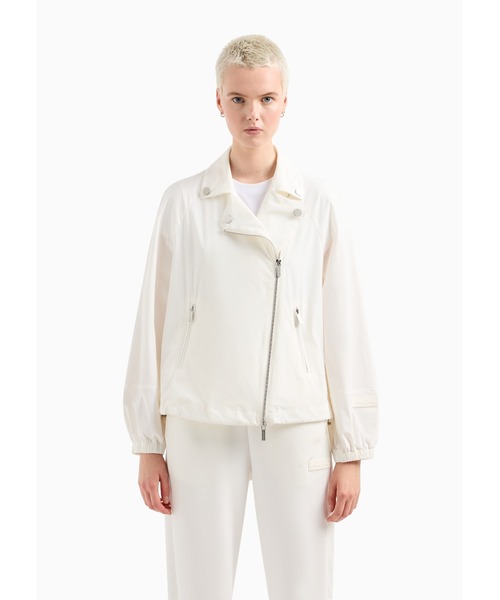 【アルマーニエクスチェンジ】バイカー 合皮ジャケット ARMANI EXCHANGE レザージャケット ライダース 「A|X アルマーニ