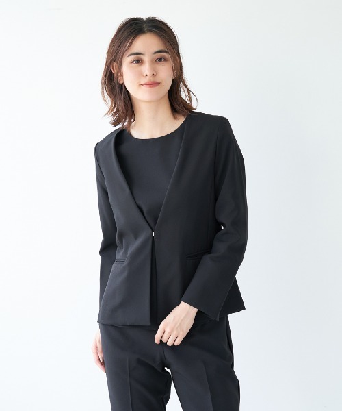 MICA&DEAL ジャケット ノーカラージャケット ノーカラーボックス