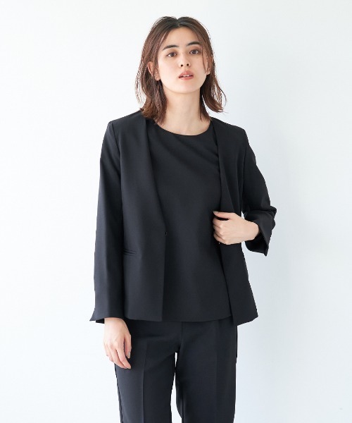 MICA&DEAL ジャケット ノーカラージャケット ノーカラーボックス