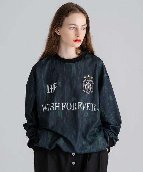 WISH FOR EVER（ウィッシュフォーエバー） tシャツ DRAWCODE CREWNECK