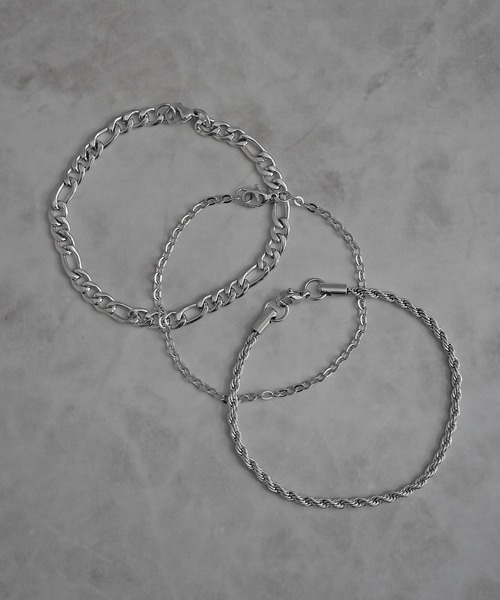 SBG by 7JEWELRY アレルギー対応 ブレスレット SBG 3点セット チェーン