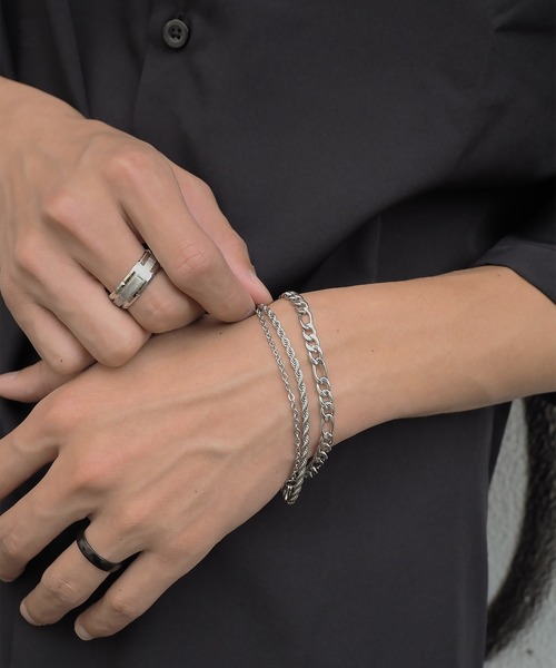 SBG by 7JEWELRY アレルギー対応 ブレスレット SBG 3点セット チェーン