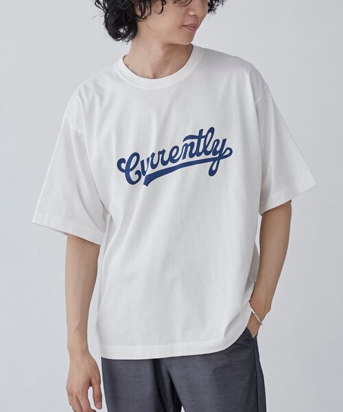tシャツ パウダーケミカルウォッシュロゴTシャツ メンズ | coen | 01