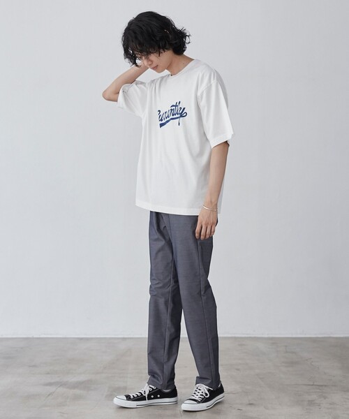 tシャツ パウダーケミカルウォッシュロゴTシャツ メンズ | coen | 05