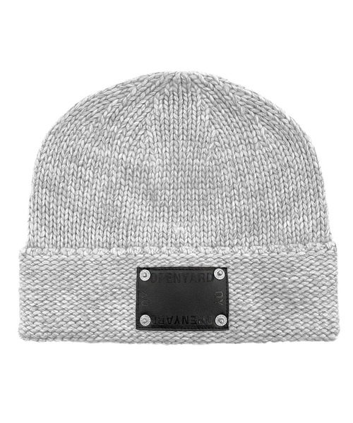 ★OY★ LEATHER PATCH BEANIE - GREY★正規品/韓国直送料込/人気 ☆OY☆ LEATHER PATCH BEANIE - GREY☆正規品/韓国直送料込/人気 OY/