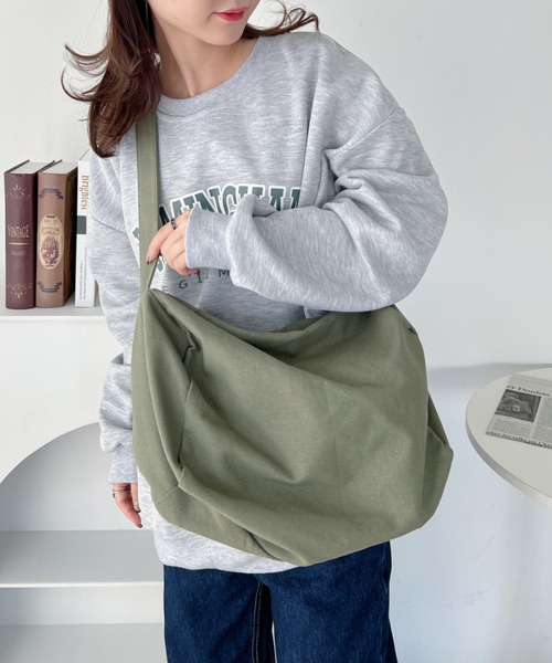 ショルダーバッグ バッグ アジャスターベルト ユニセックス ビッグ