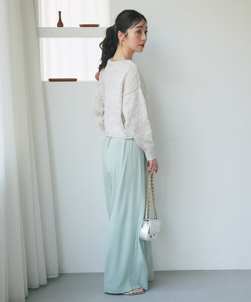 専用です！新品タグ付　 gypsohila Cool Pants ミント La boutique Bonbon（ラブティックボンボン） スラックス パンツ