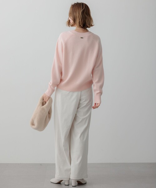 ニット セーター 「Oggi2月号掲載/洗える」ウールカシミヤ Vネック ニット レディース 23区｜【Oggi2月号掲載/洗える】ウールカシミヤ Vネック ニット