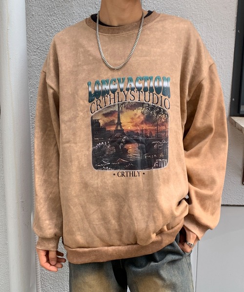 link lot トレーナー スウェット ヴィンテージライクオーバーサイズ