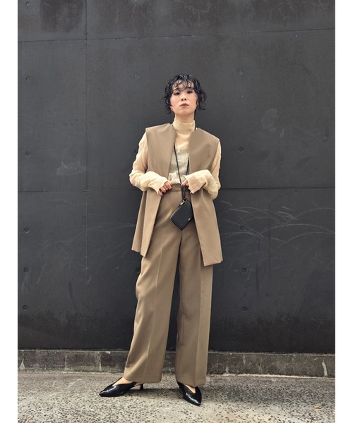 CIS.(シス) パンツ カーブカットパンツ ウォッシャブル ストレッチ CIS.(シス) パンツ カーブカットパンツ ウォッシャブル ストレッチ