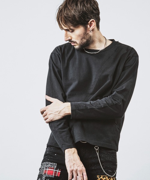 NO ID.（ノーアイディー） tシャツ 「NO ID.」Multi-Seam Short-Length
