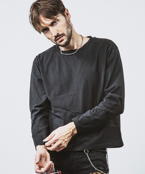 NO ID.（ノーアイディー） tシャツ 「NO ID.」Multi-Seam Short-Length