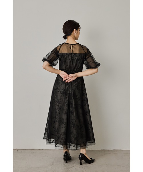 niana ドレス チュールスパンコール刺繍レースドレス 結婚式