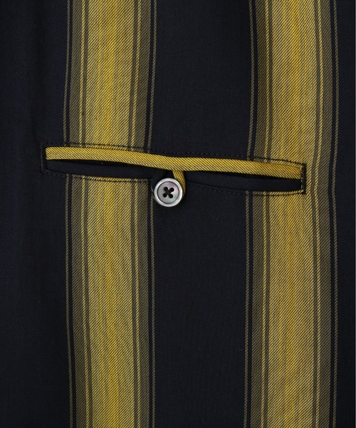 Schott ショット　ネイティブ　ストライプシャツ　オープンカラー　Mサイズ Schott N.Y.C ショット 刺繍 ワークシャツ ボーン イン