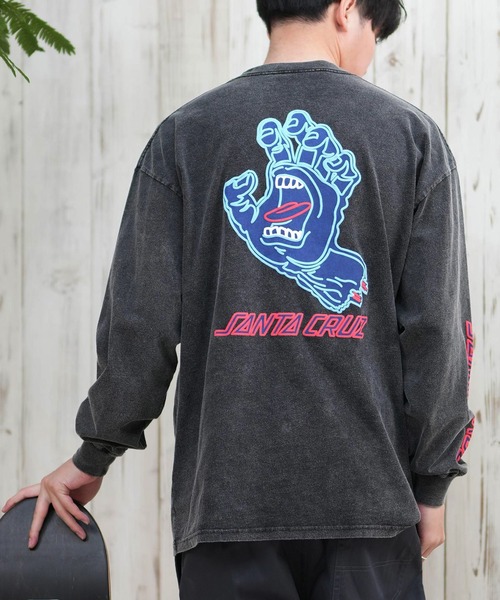 tシャツ 「ムラサキスポーツ限定」SANTACRUZ/サンタクルーズ ロンT バックプリント/カスレプリント ユニセックス 502243407 メンズ | SANTA CRUZ | 03