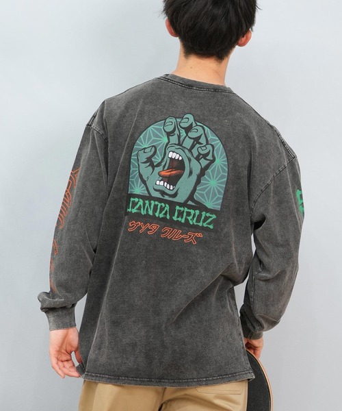 tシャツ 「ムラサキスポーツ限定」SANTACRUZ/サンタクルーズ ロンT バックプリント/カスレプリント ユニセックス 502243407 メンズ | SANTA CRUZ | 05