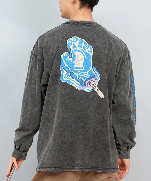 tシャツ 「ムラサキスポーツ限定」SANTACRUZ/サンタクルーズ ロンT バックプリント/カスレプリント ユニセックス 502243407 メンズ | SANTA CRUZ | 08