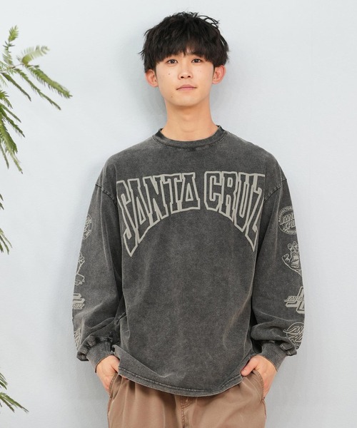 tシャツ 「ムラサキスポーツ限定」SANTACRUZ/サンタクルーズ ロンT バックプリント/カスレプリント ユニセックス 502243407 メンズ | SANTA CRUZ | 10