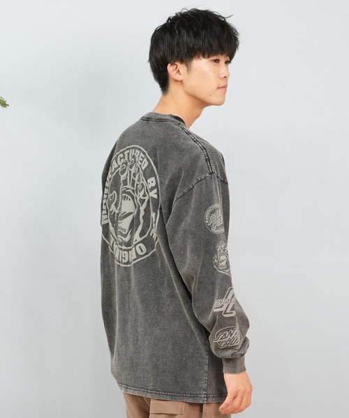 tシャツ 「ムラサキスポーツ限定」SANTACRUZ/サンタクルーズ ロンT バックプリント/カスレプリント ユニセックス 502243407 メンズ | SANTA CRUZ | 12